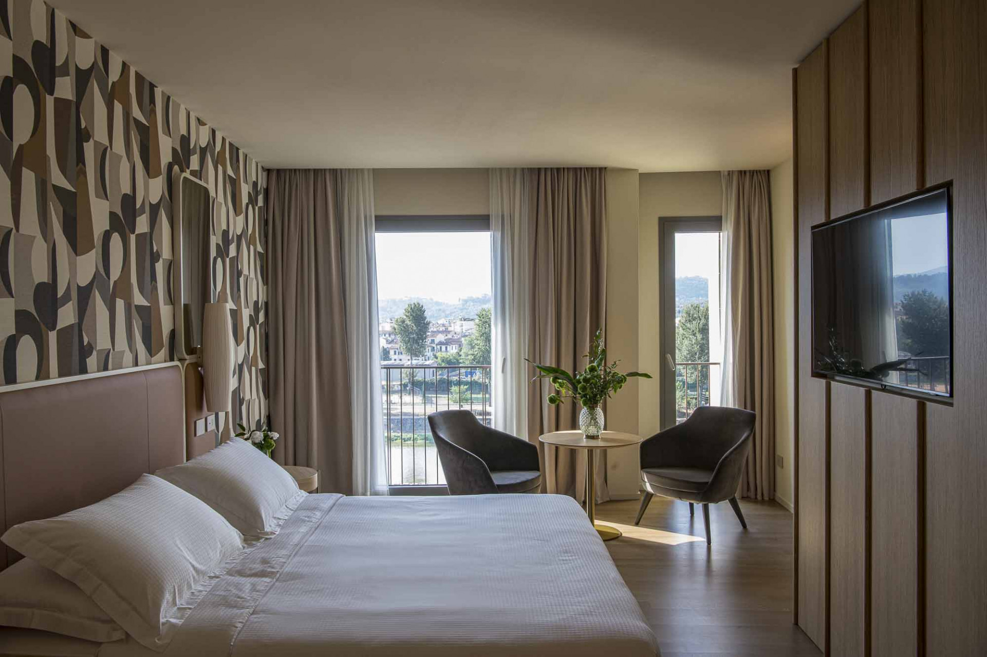 Habitación con vistas del hotel boutique Columbus Urban Resort