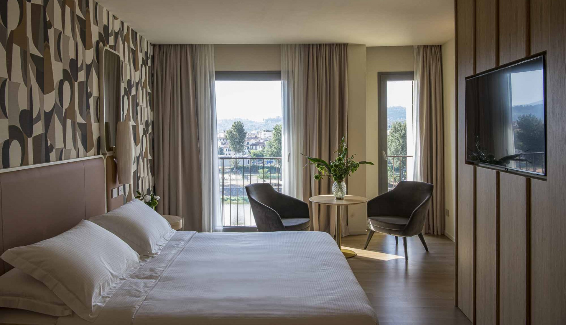 Habitación con vistas del hotel boutique Columbus Urban Resort
