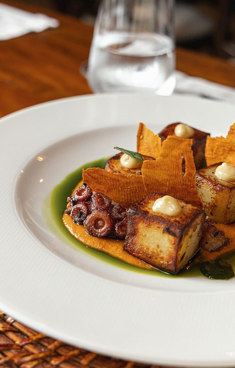 Plato del Restaurante Dona Lu en LAS Boutique Hotel 