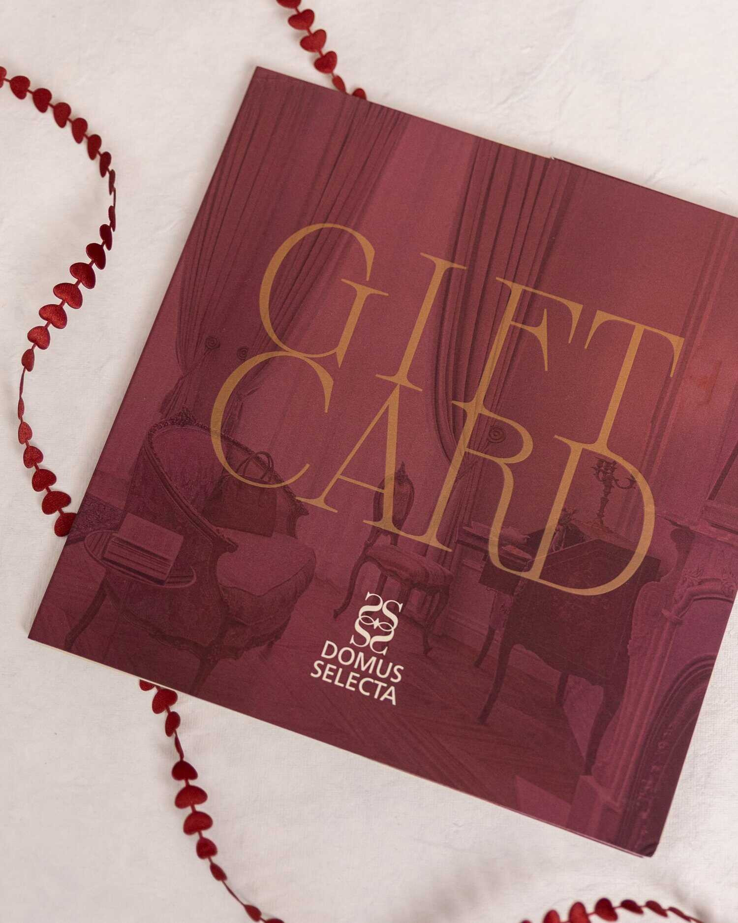 La Gift Card Domus Selecta es el regalo perfecto para San Valentín 