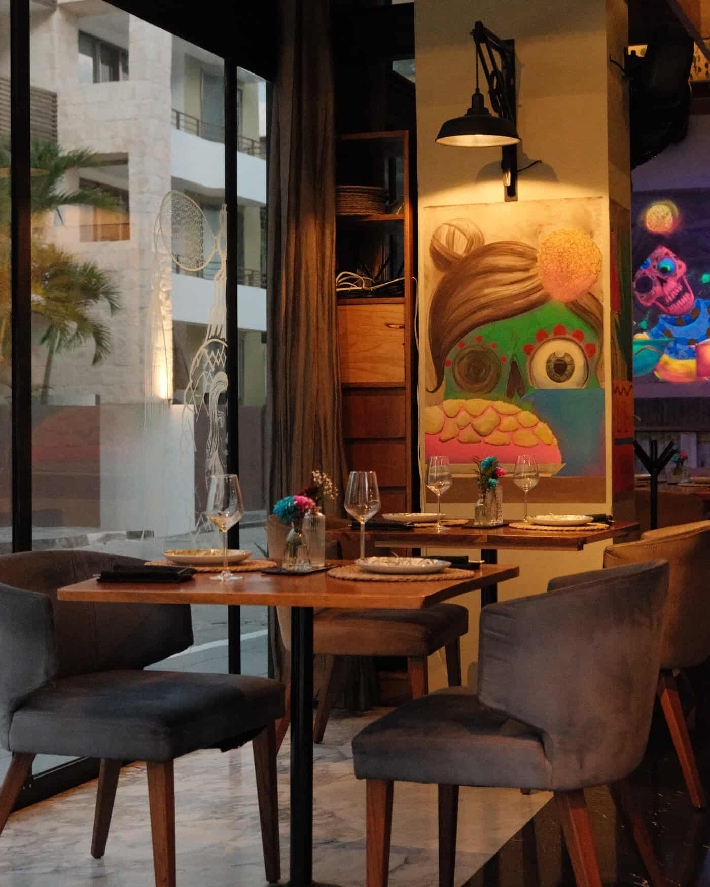 Catalina Restaurant with colourful Mexican-inspired design at IT Boutique Hotel
