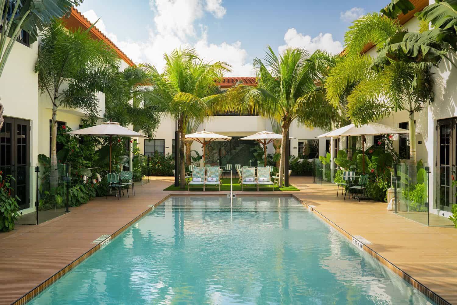 Maison Felix nueva incorporación a Domus Selecta en Miami con piscina y patio interior 