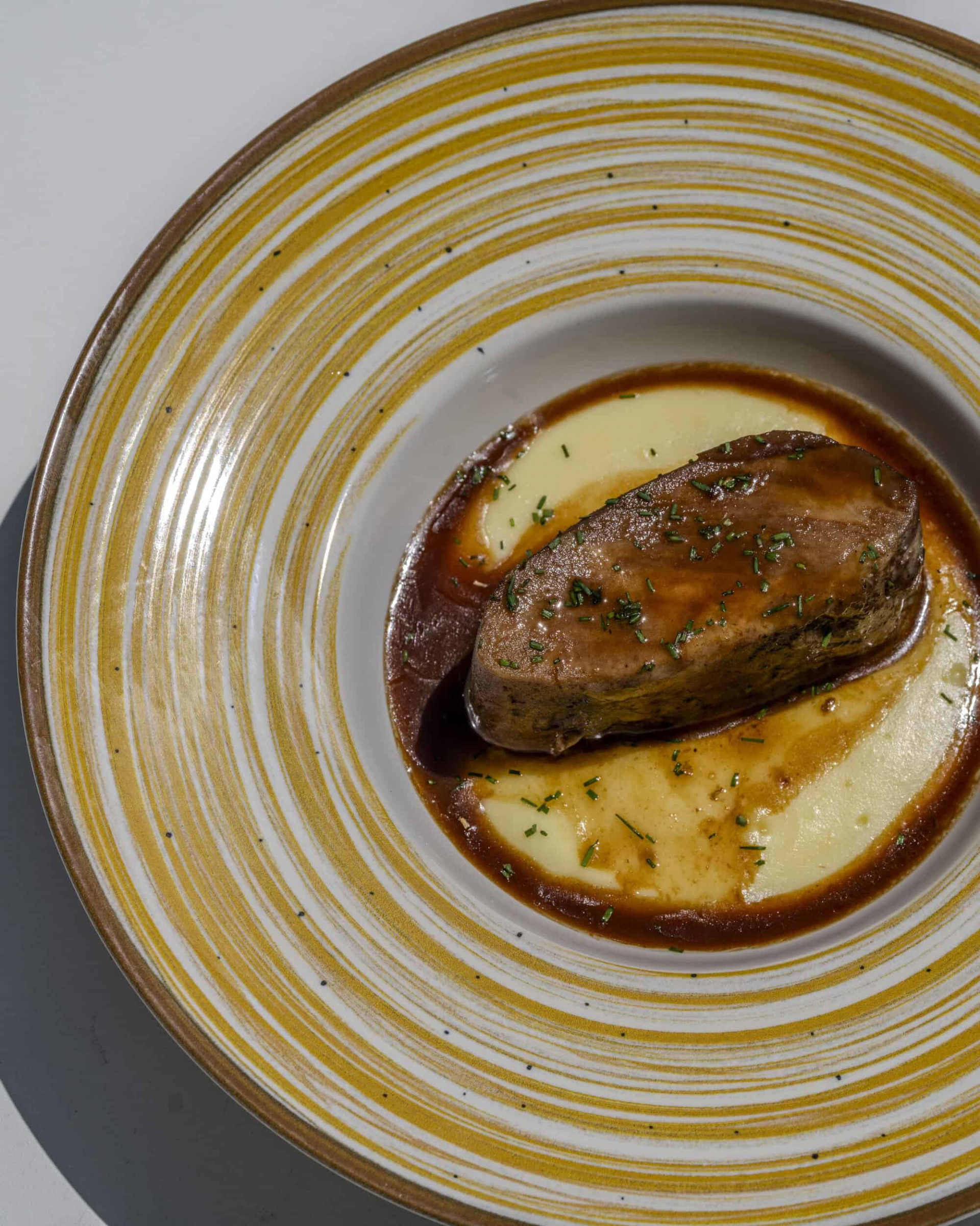 Gastronomic dish at the restaurant of boutique hotel Posada el Convento Mercedario in Ayamonte