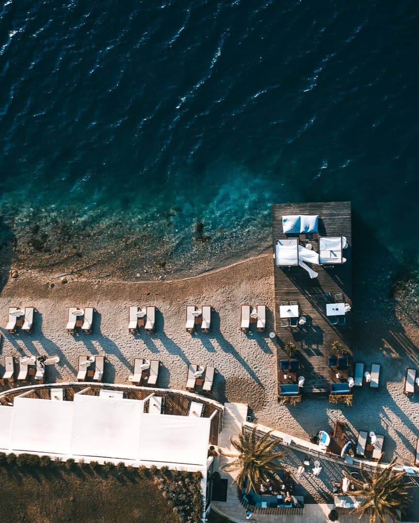 Beach club at Montenegro 