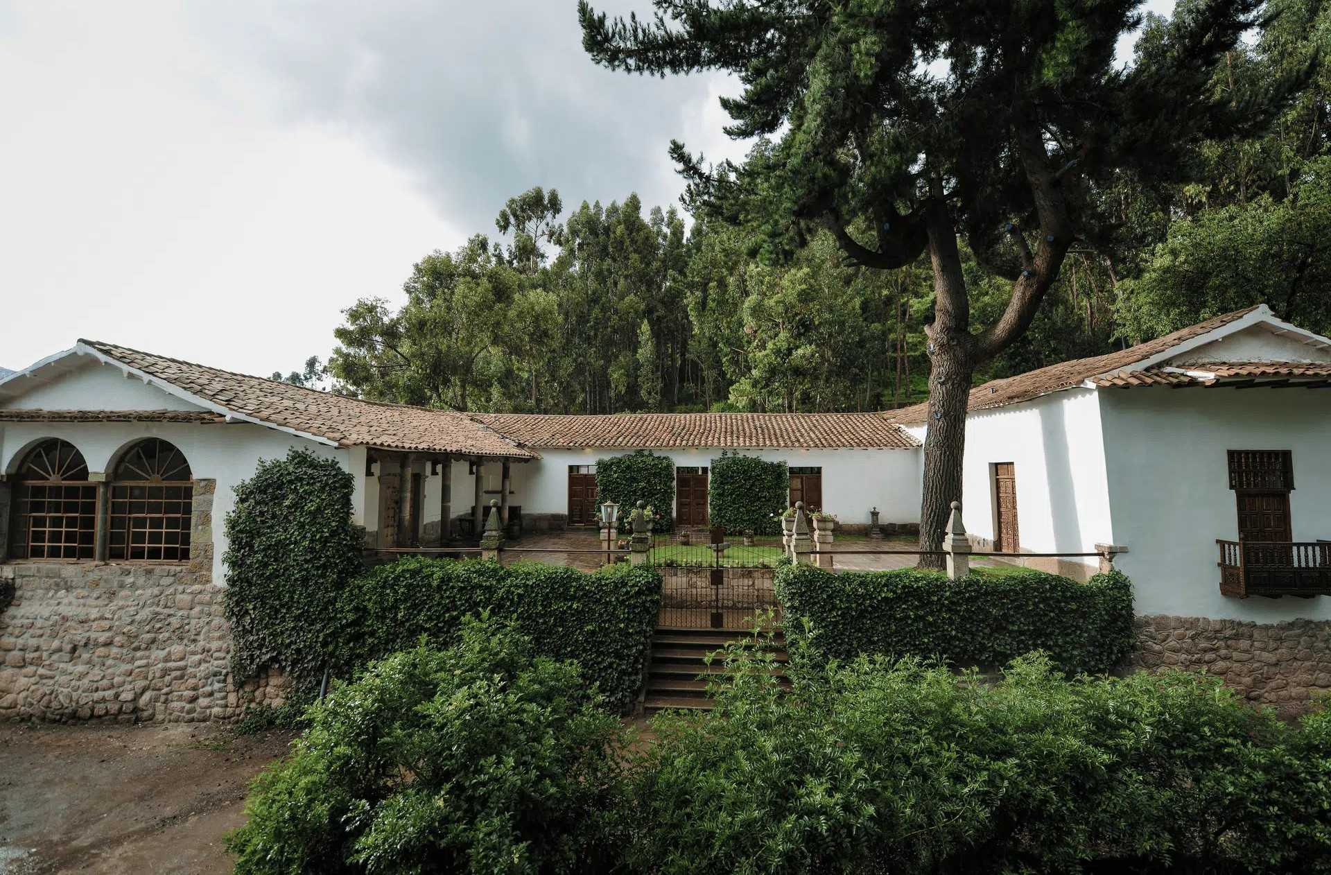 Building of the historic boutique hotel in Cuzco Peru, Palacio Manco Capac. 