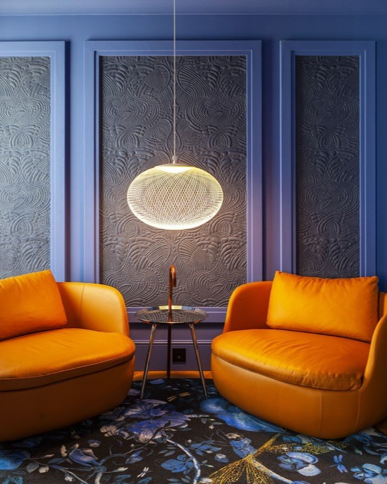 Lounge con decoración elegante en Art Legacy Hotel