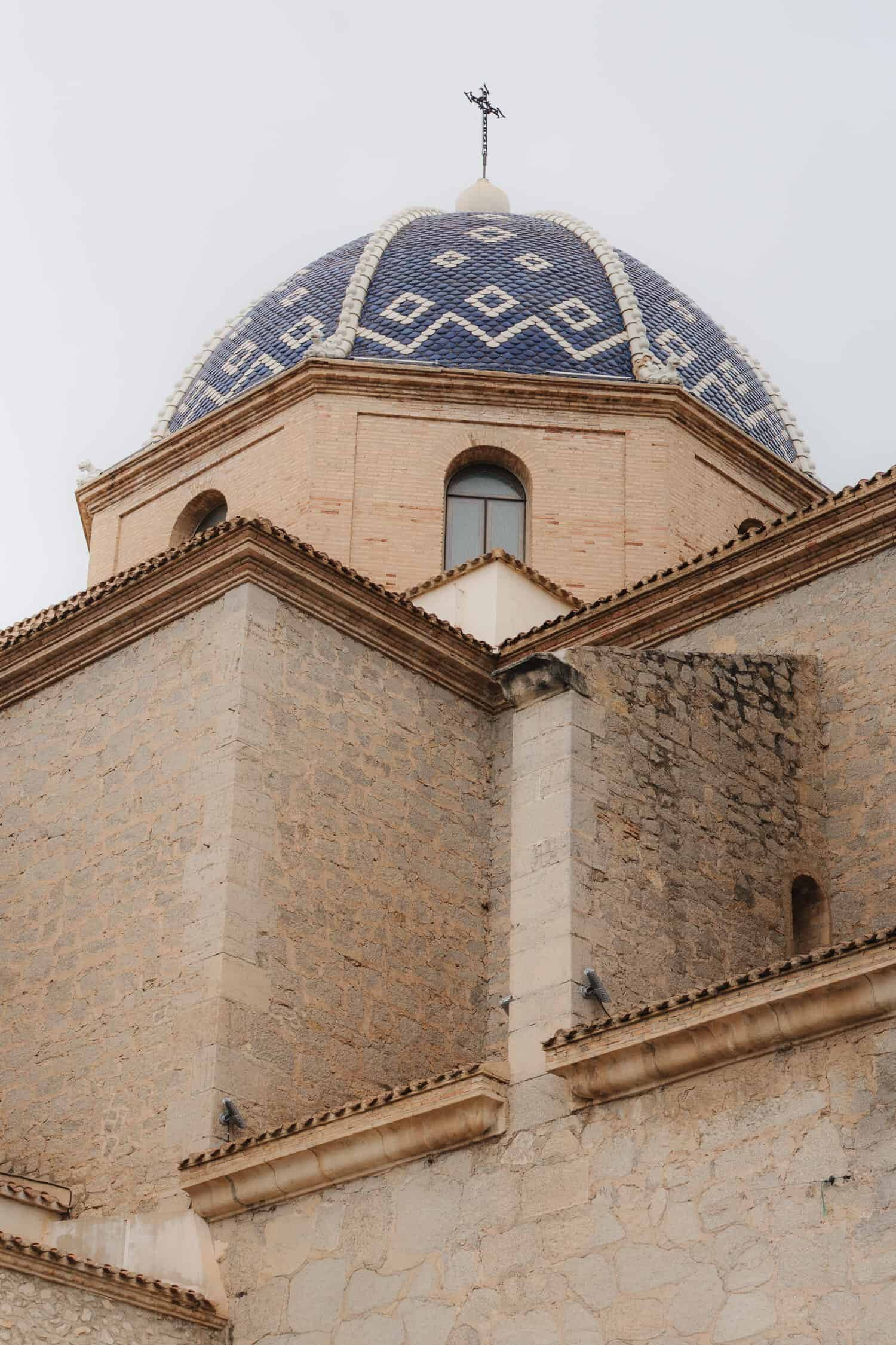 Iglesia y capilla, el icono de Altea en la Costa Blanca.